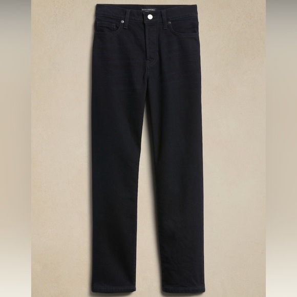 NWT! Banana Republic Black Wash The Straight Jean - Multiple Sizes 🔹 - Picture 3 of 7